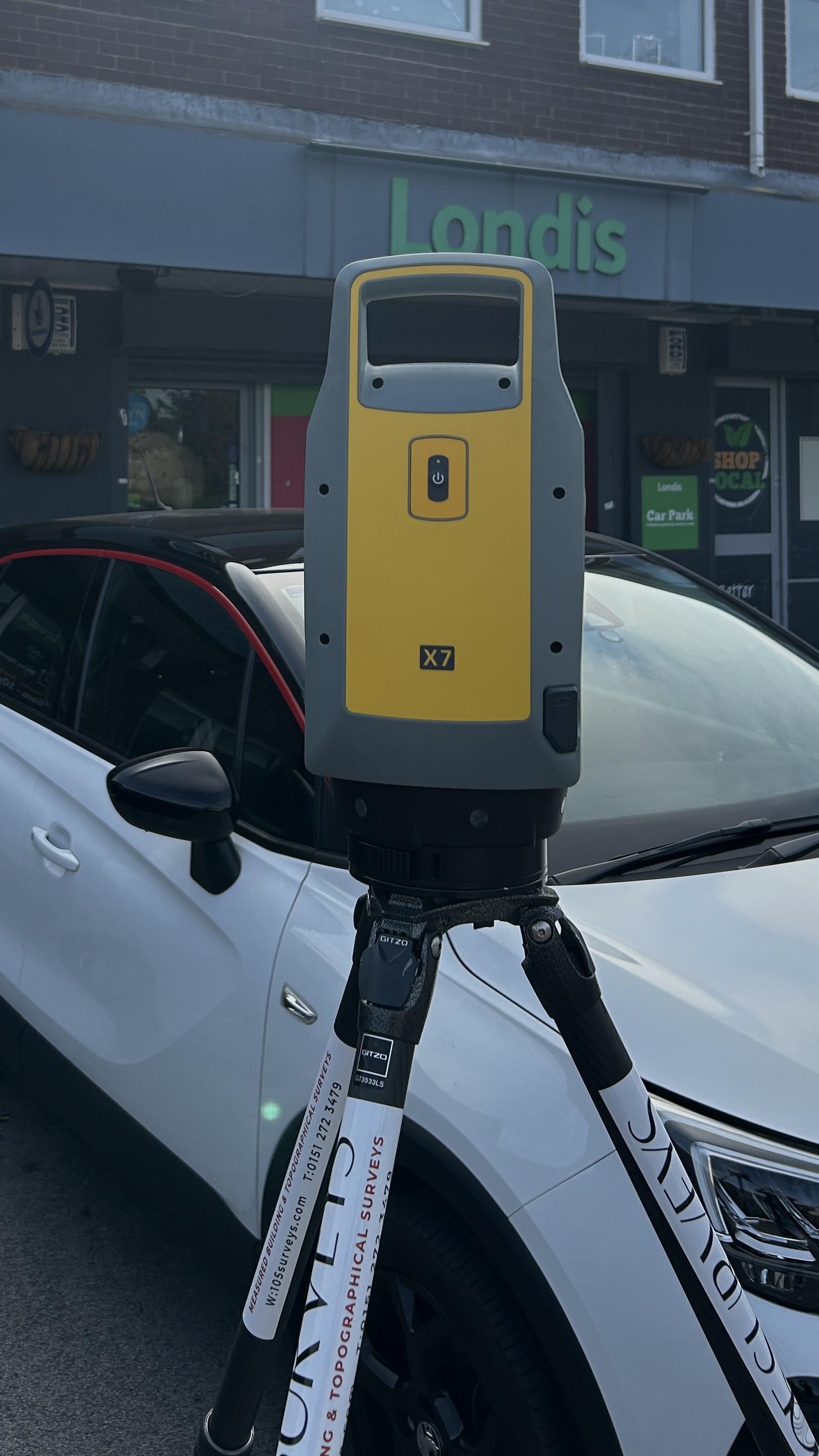 3D Laser Scanning — Trimble X7 laser scanner used by 105 Surveys for measured building surveys